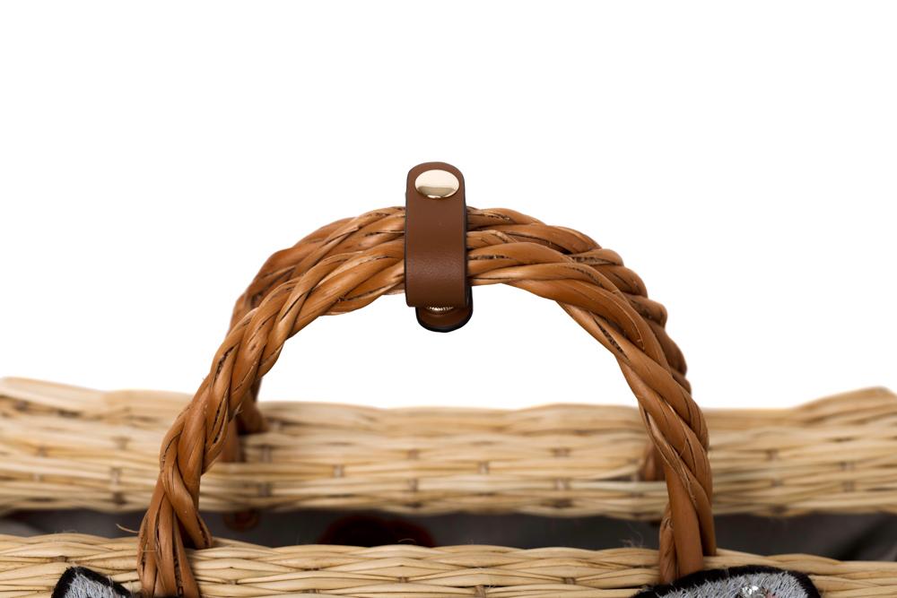 Basket Bag - Never throw the stick at the Cat